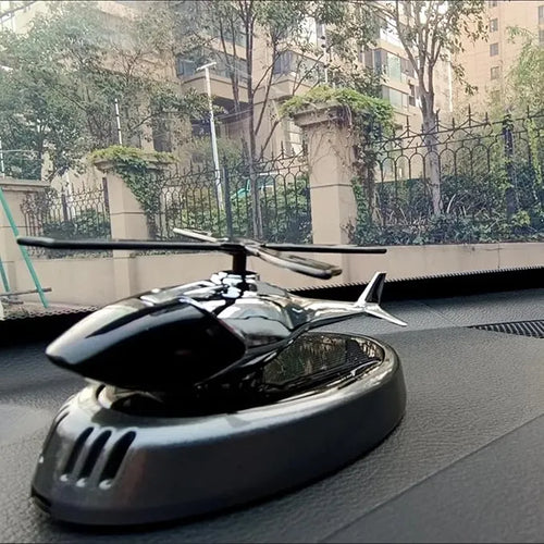 Aromatizador e Difusor Solar para Carro com Rotação Automática