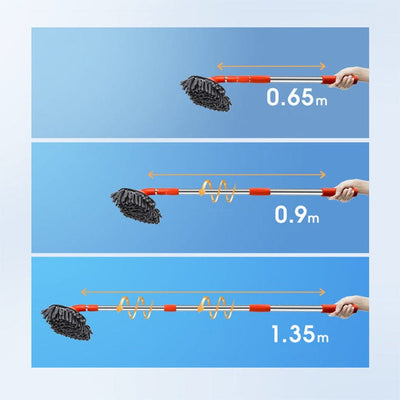 Escova de Lavagem de Carro Retrátil 1,35m Camada Dupla