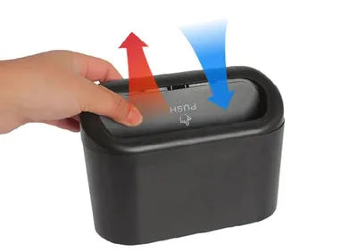 Lixeira Portátil para Carro com Tampa