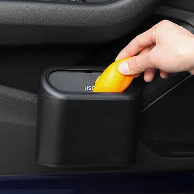 Lixeira Portátil para Carro com Tampa