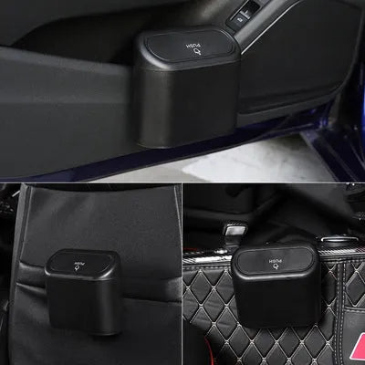 Lixeira Portátil para Carro com Tampa