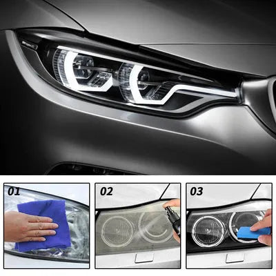 Restaurador de Faróis Automotivos 100ml – Compre 1 Leve 2
