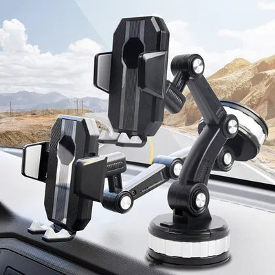 Suporte estável para celular com fixação reforçada e rotação 360 graus