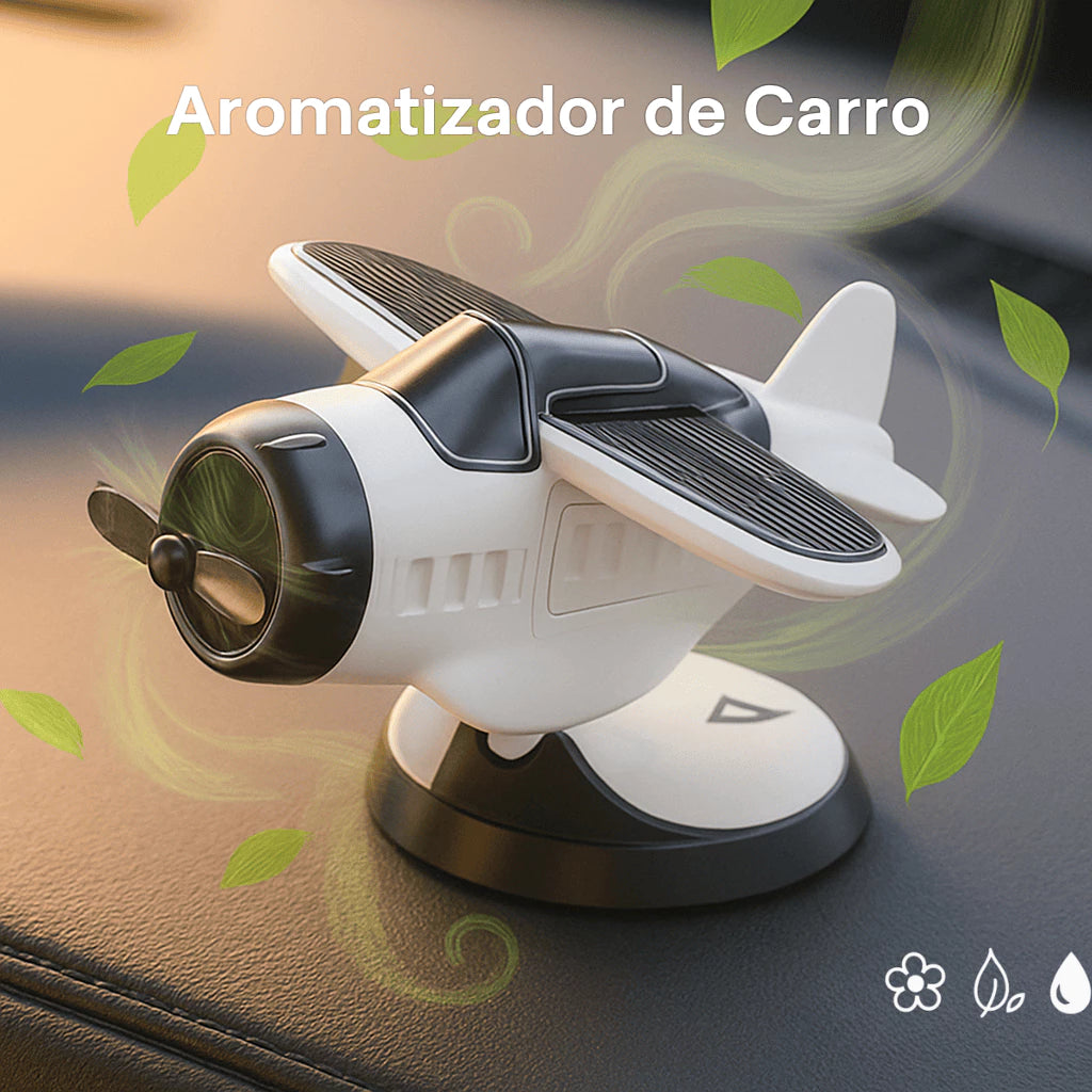 DIFUSOR SOLAR GIRATÓRIO PARA CARRO